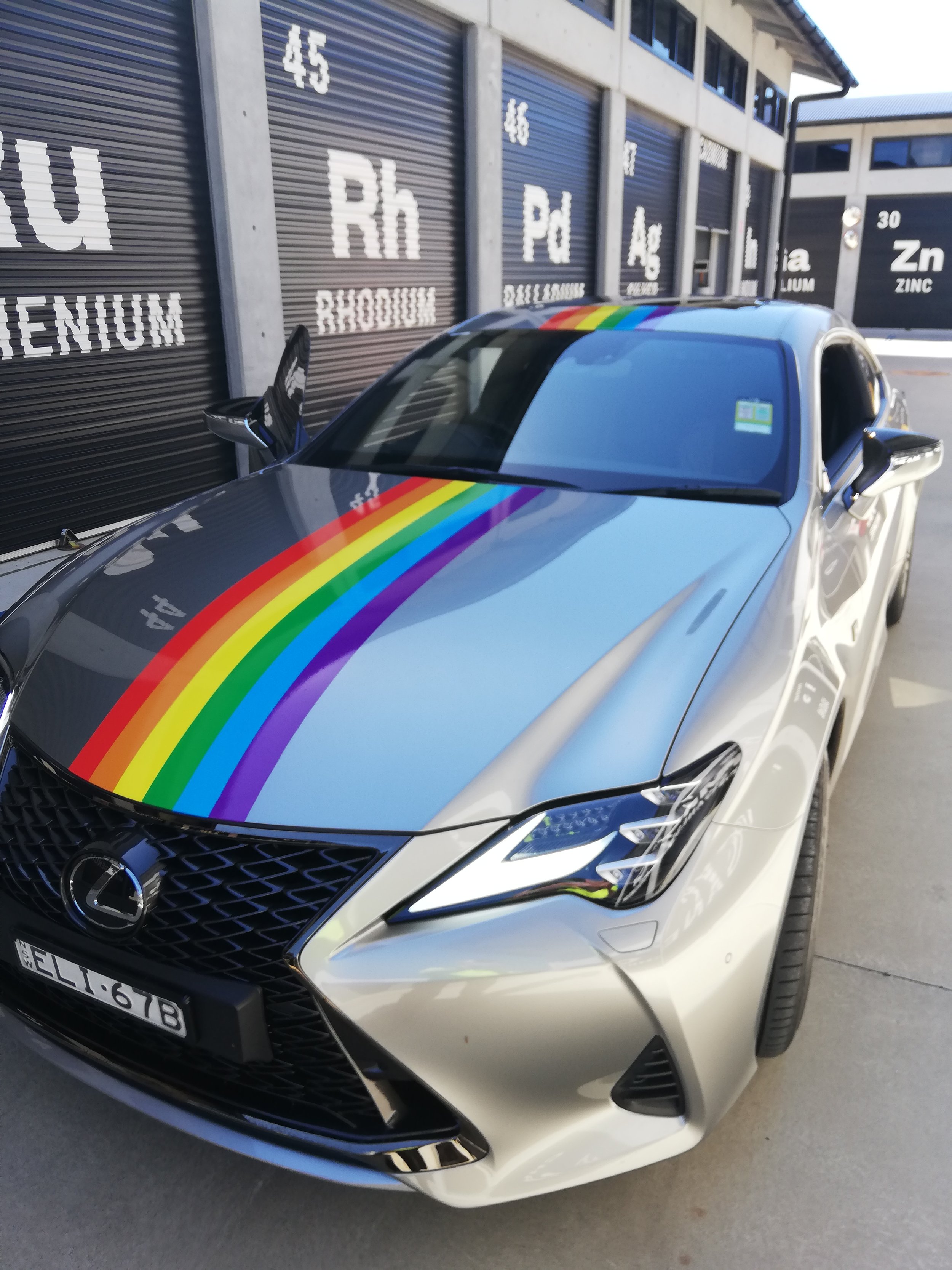 lexus rainbow pinstripe TGC