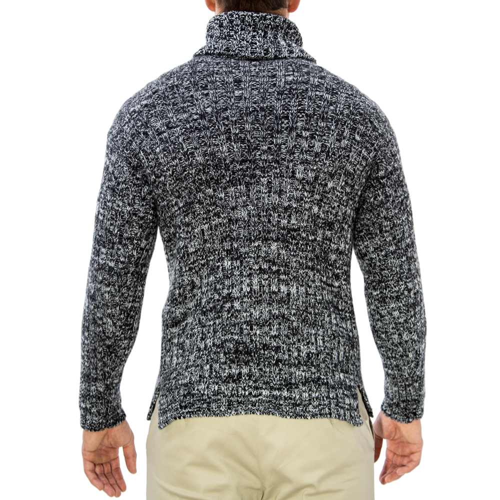 editionoo4-mens-rollneck-cashmere-chunky-sweater-black-white-back