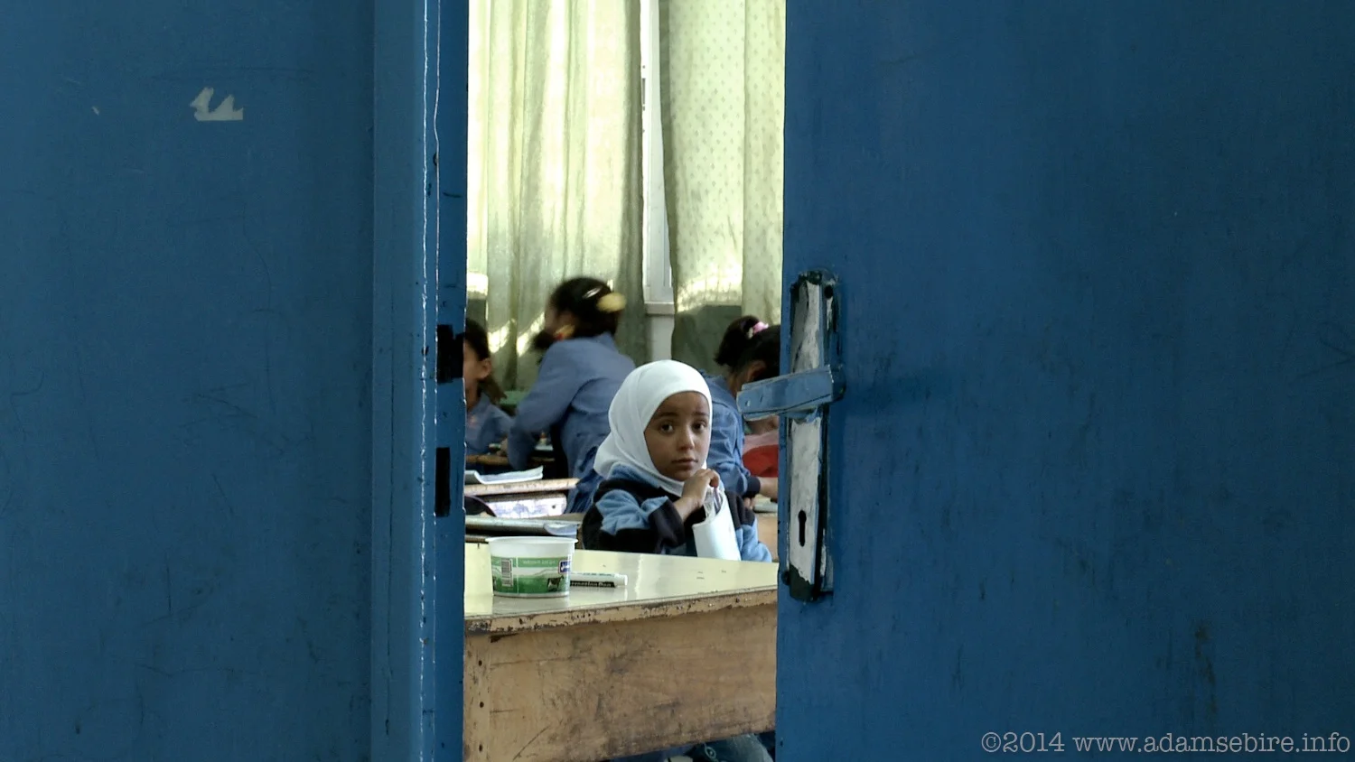 School children, UNRWA Refugee Camp, Jordan
