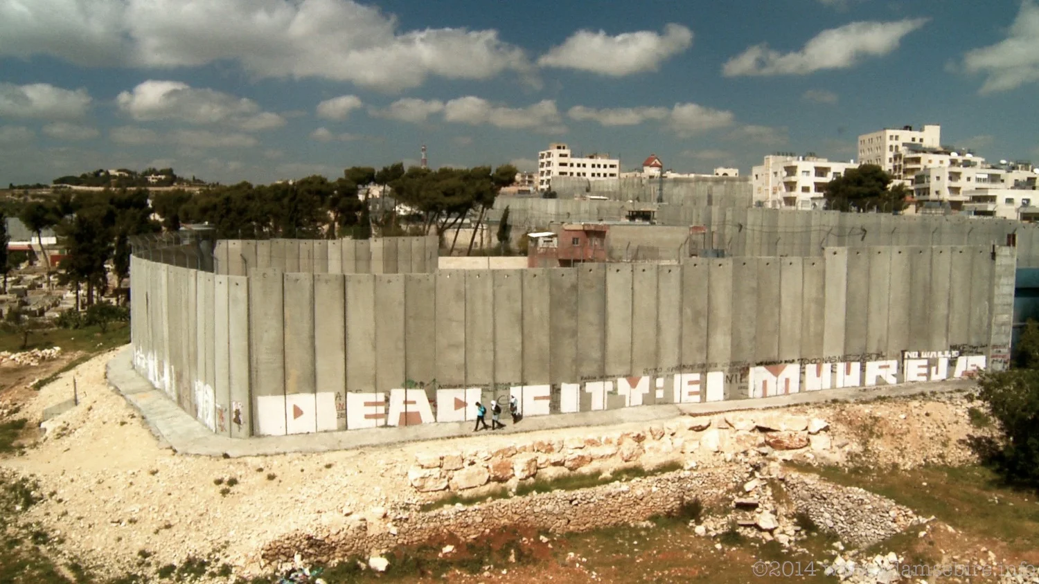 Israeli separation or 'apartheid' wall, Bethlehem