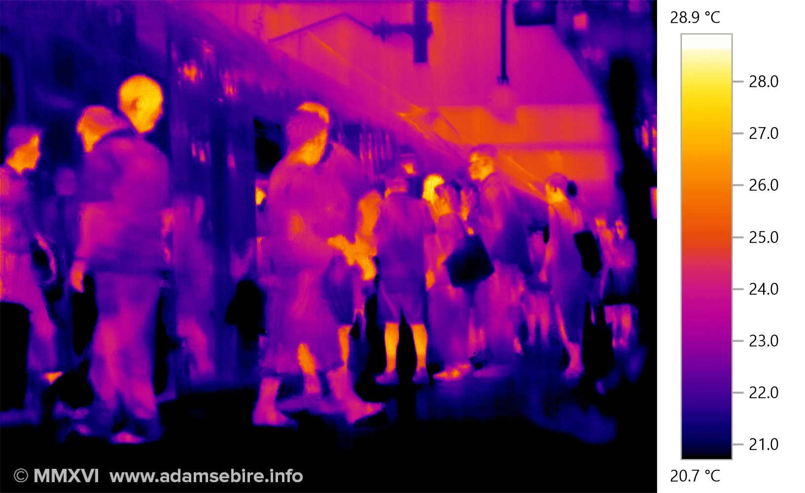 Thermographic thermal imaging art — Adam Sébire