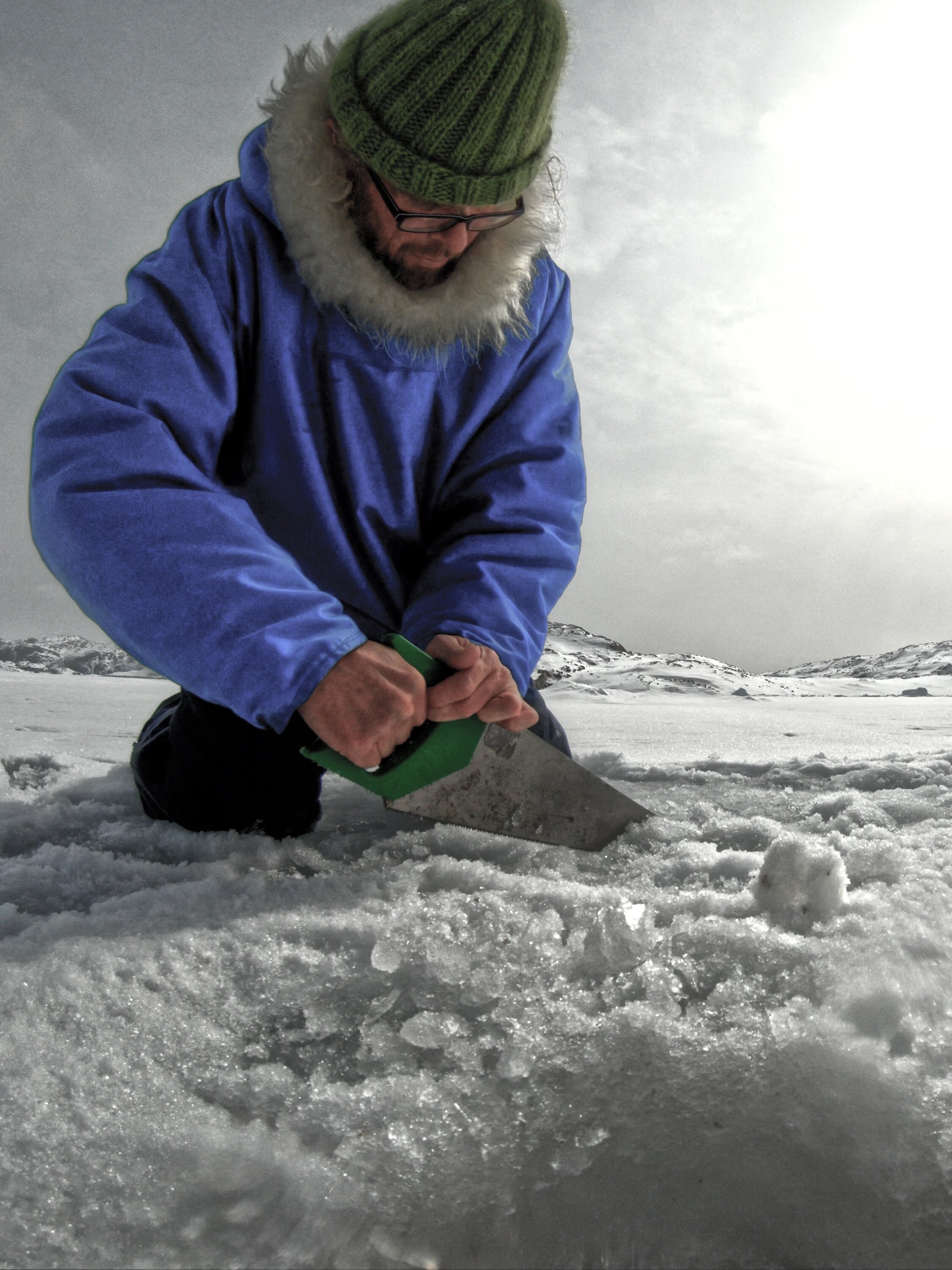 Sea Ice Project sawing the ice 1.jpg