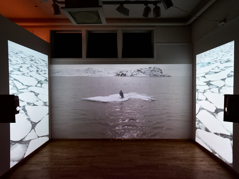Arctic sea-ice video art from the Anthropocene