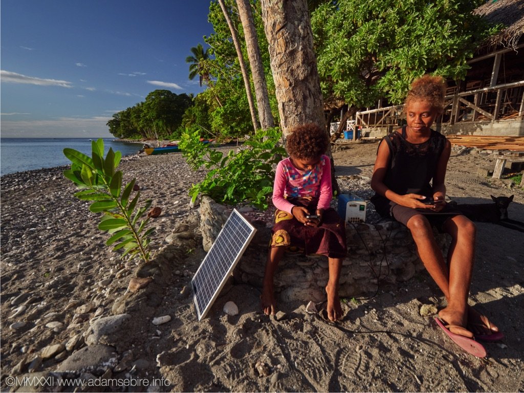 Solar energy panel, Pacific Solomon Islands.jpg