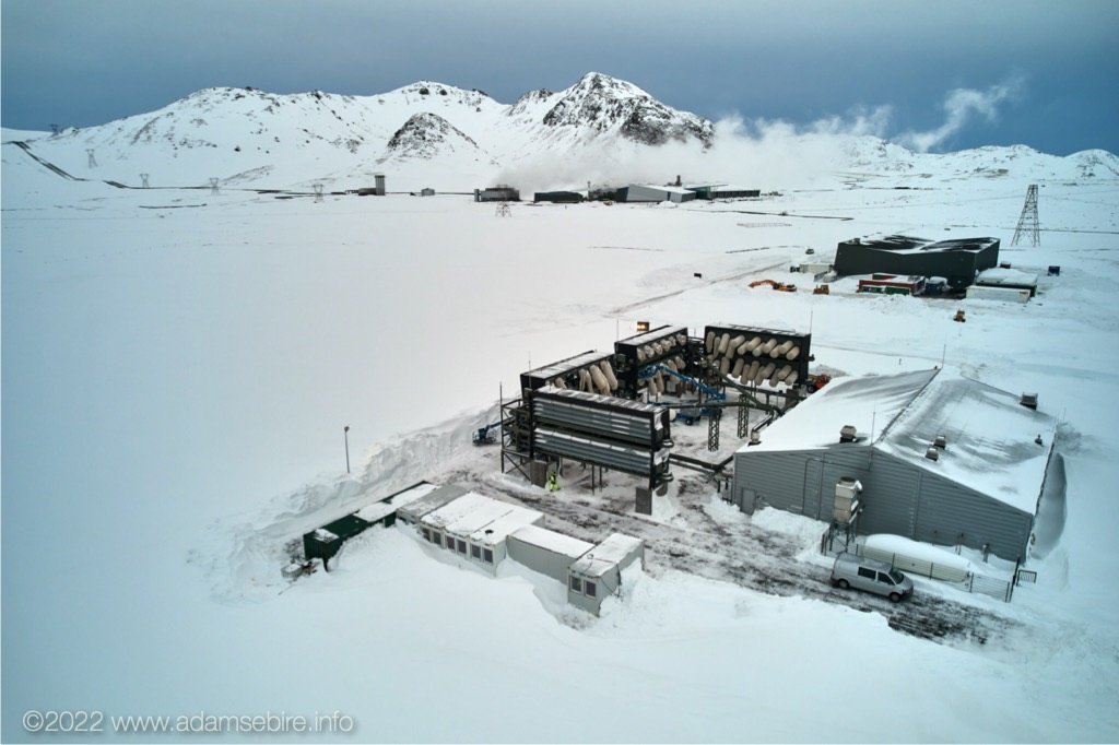 The new Climeworks ORCA carbon capture plant