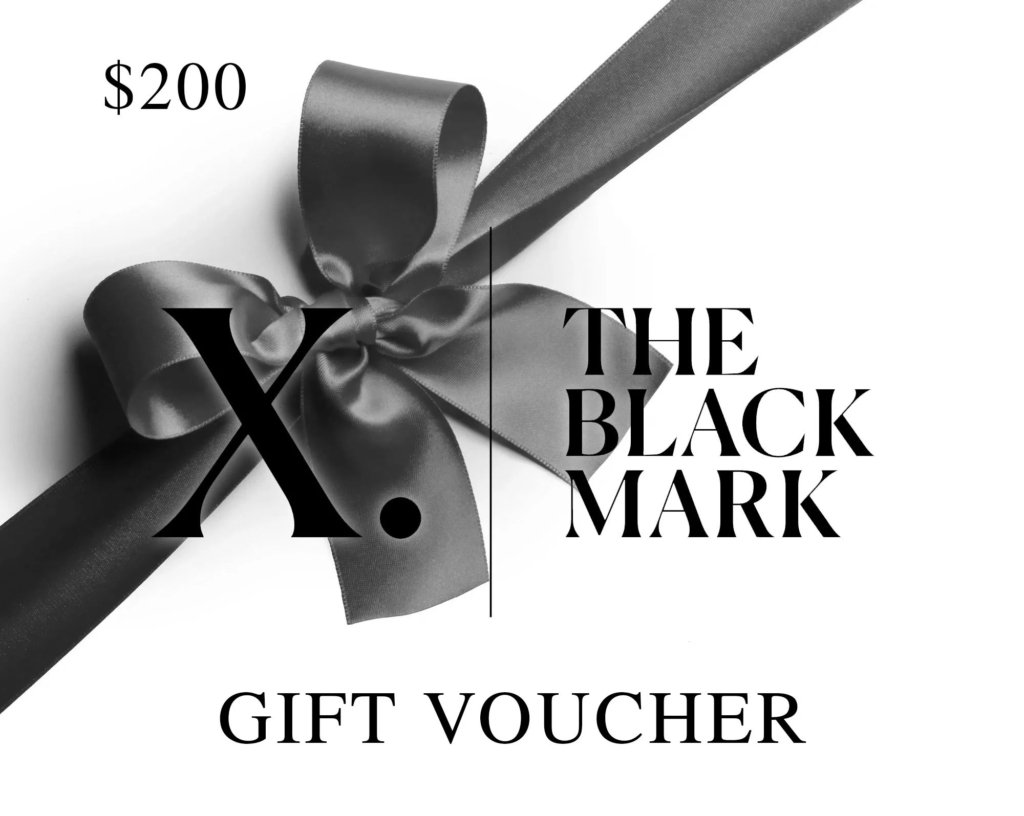 The Black Mark Tattoo Gift Voucher - $200