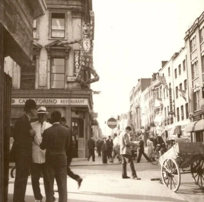 Old Compton Street and Dean Street in the 1950's