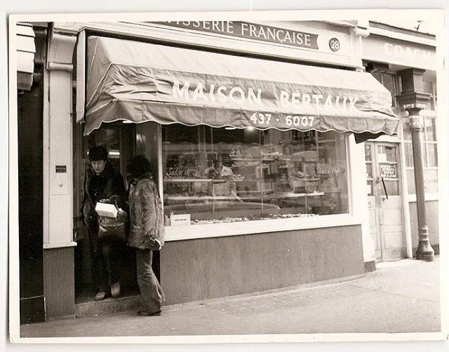 The shopfront in the 1970's