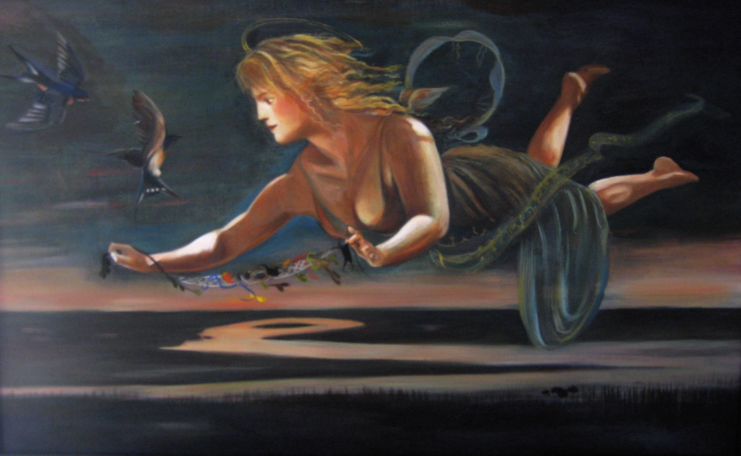 Night Flight  Self Portrait