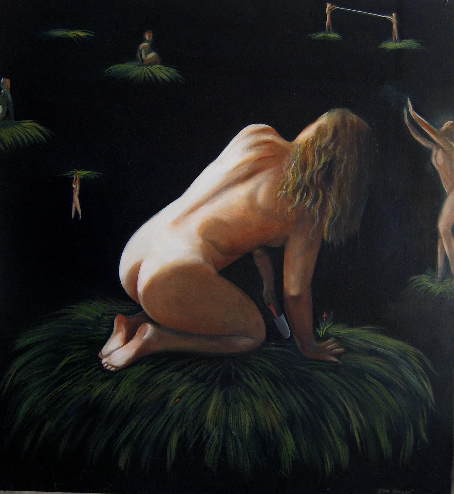 Nude on Tuft of Earth Toile