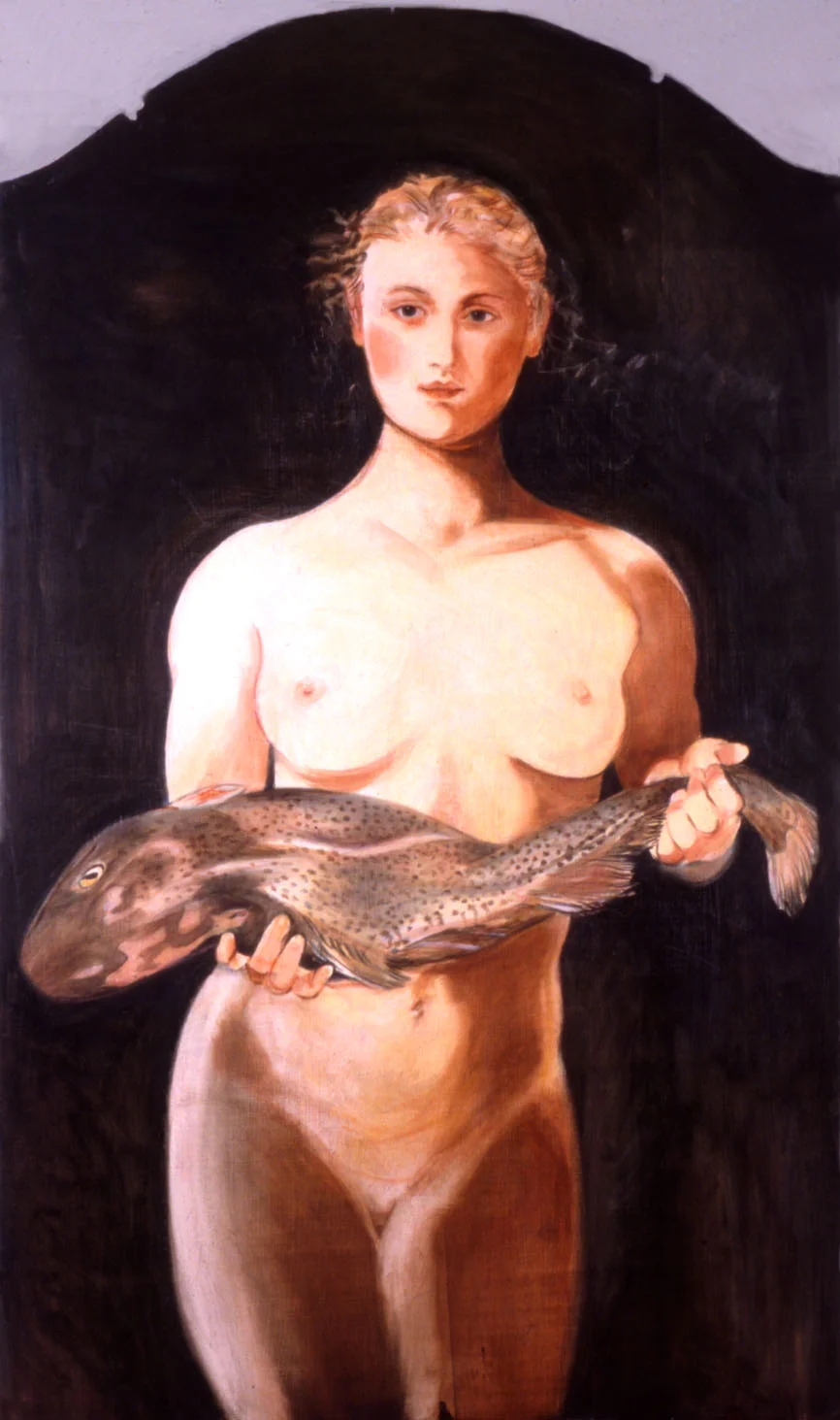 Woman with Cod