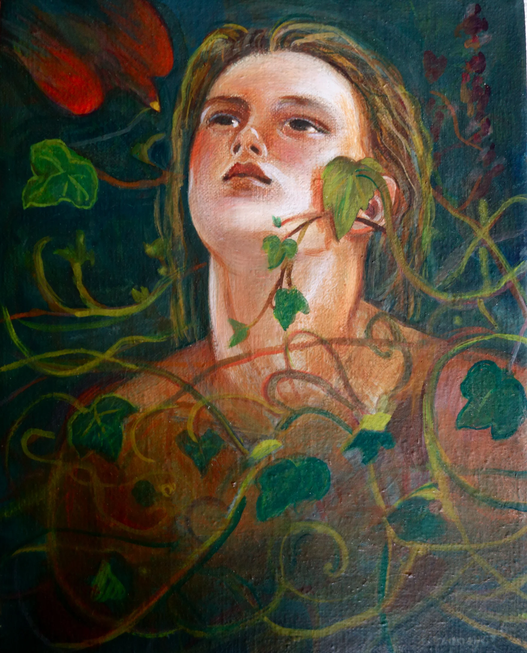 India in Ivy with Cardinal