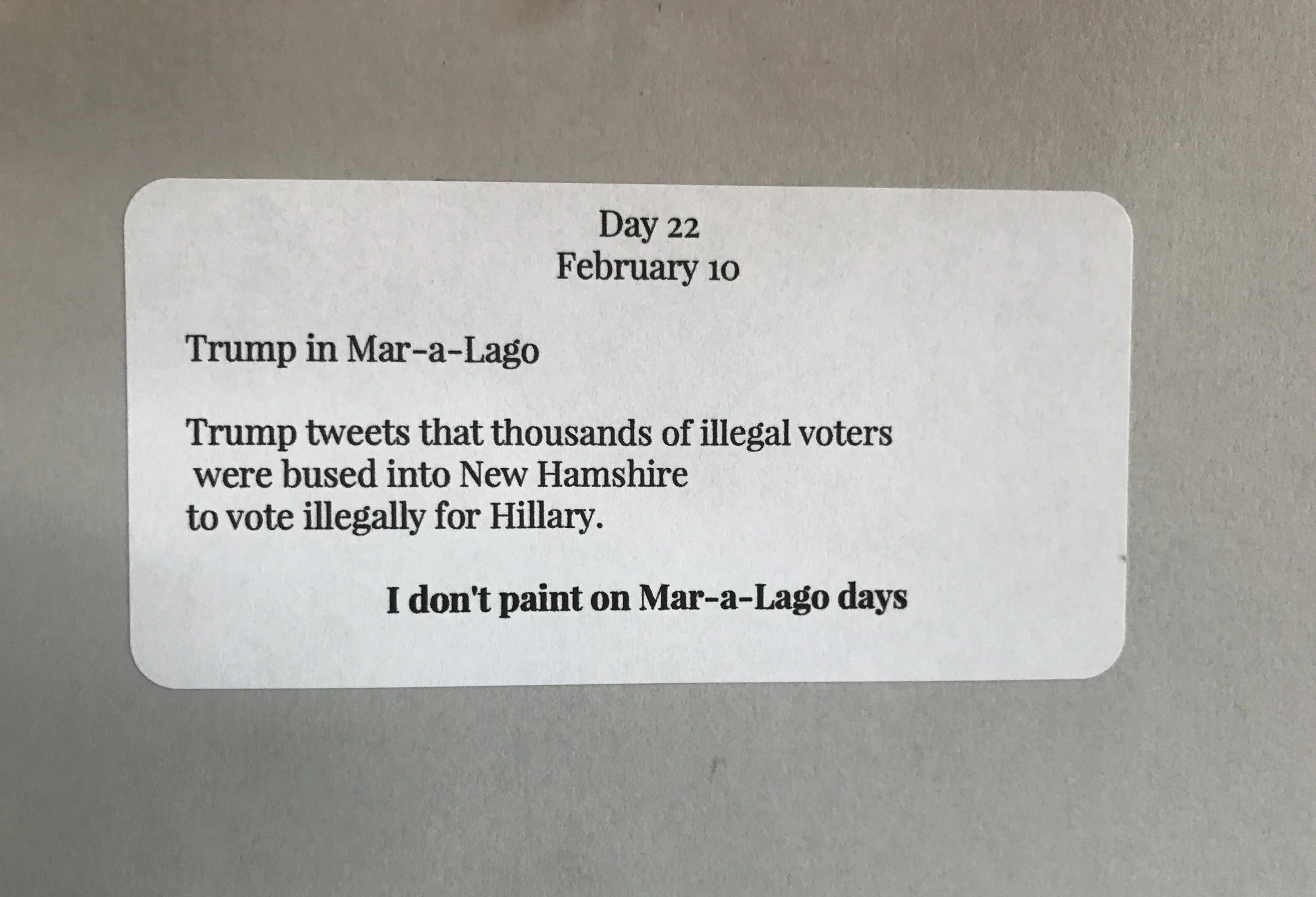 Day 22 February 10