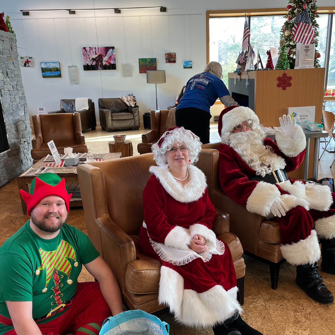 Christmas Party at Walter Reed Military Hospital