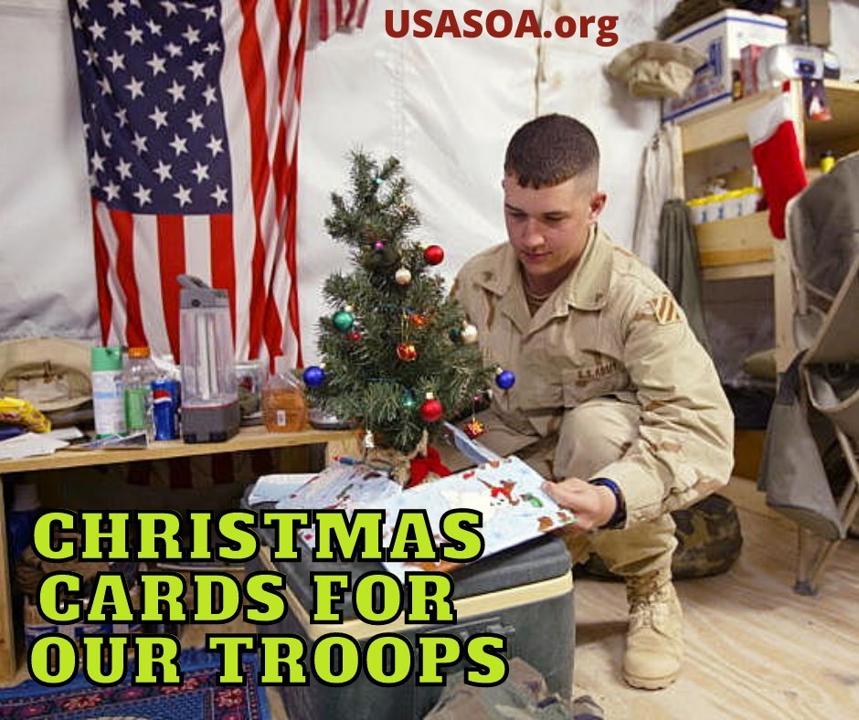 Christmas Cards For Our Deployed Troops — USASOA