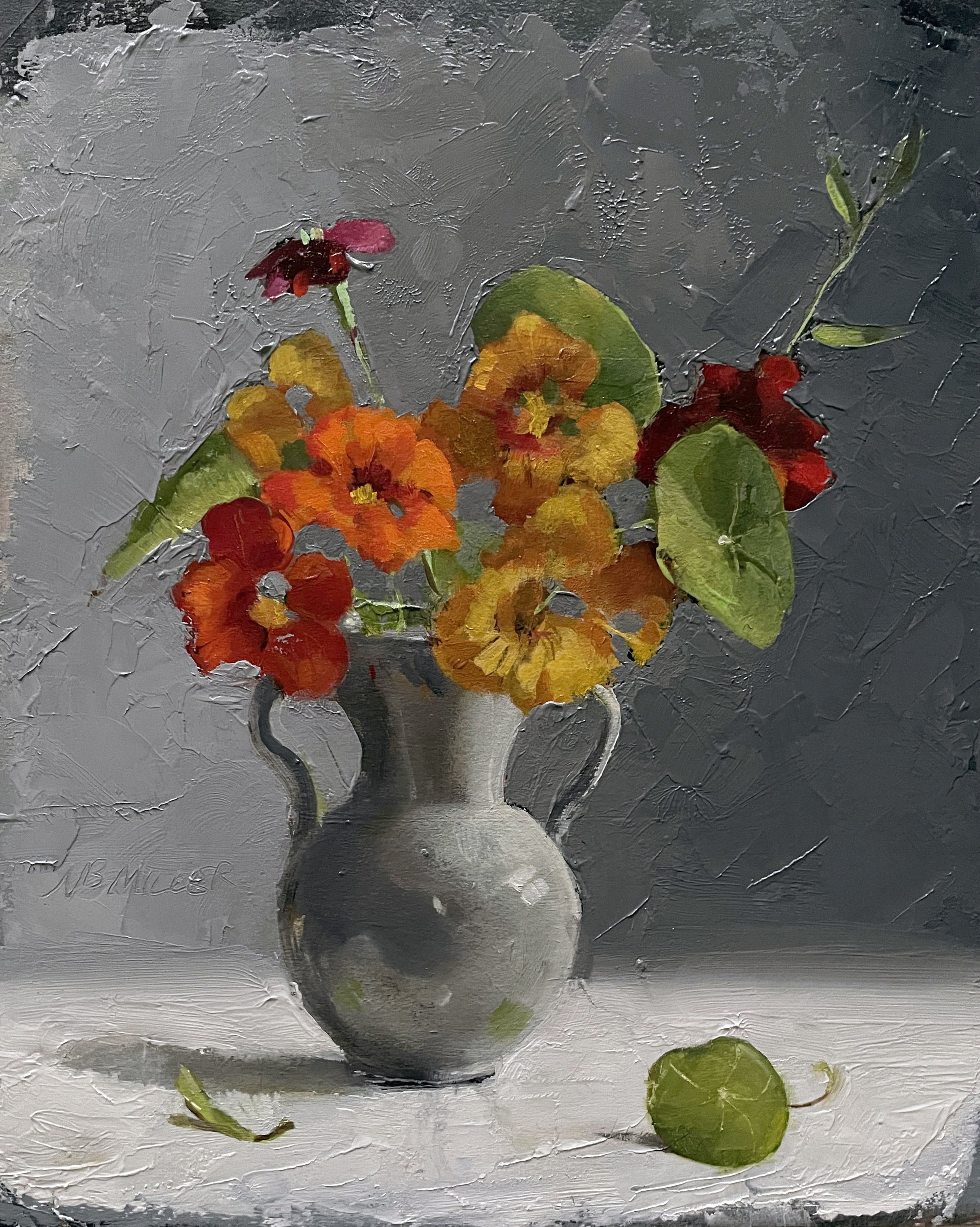 Vase with Nasturtiums 2023