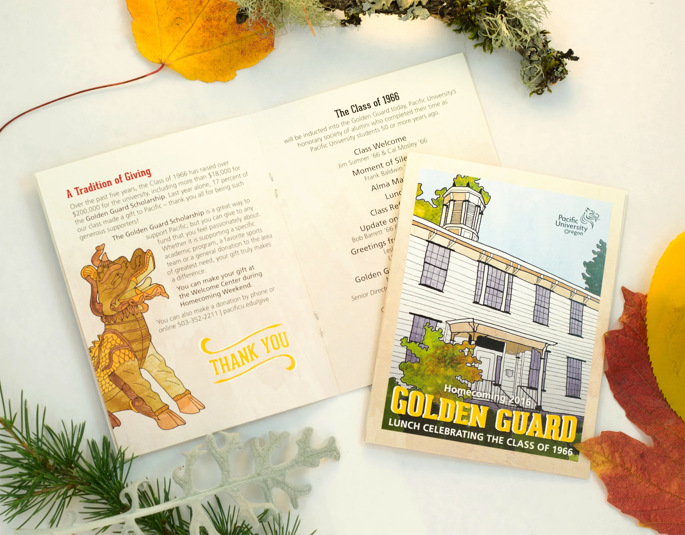 Golden Guard Ceremony program