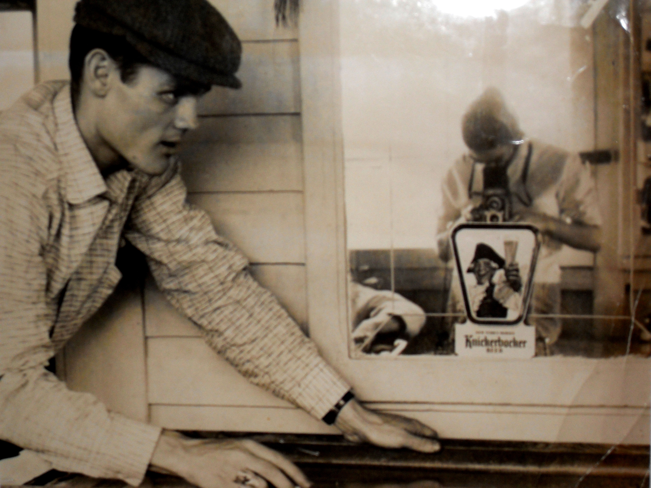 Carole Reiff, Portrait of Chet Baker with Self-Portrait in Mirror , c. 1955 silver gelatin print, unique