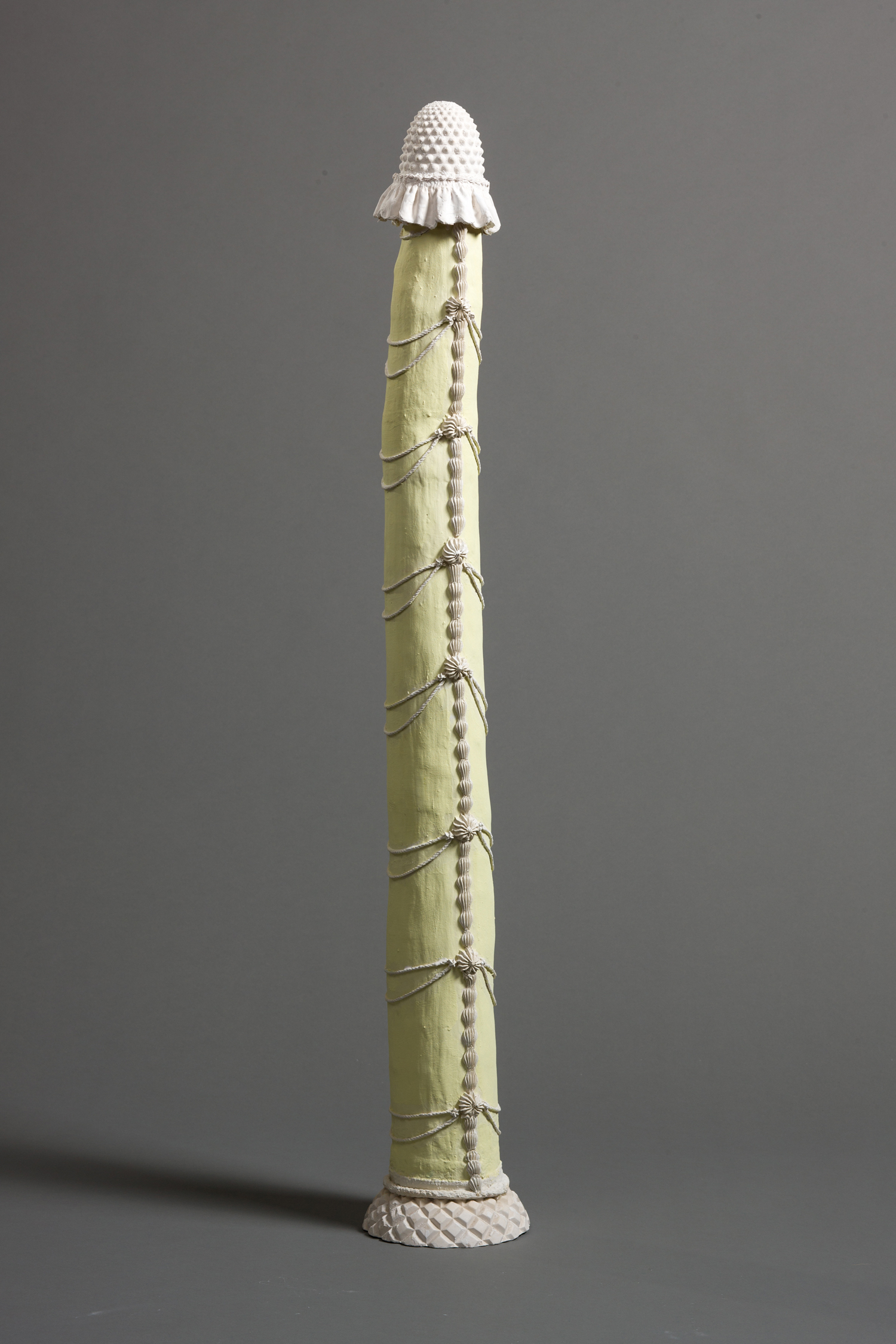 Jennifer Odem Buttercream, 2010 Hydrocal, plaster 48 x 6 x 6 inches
