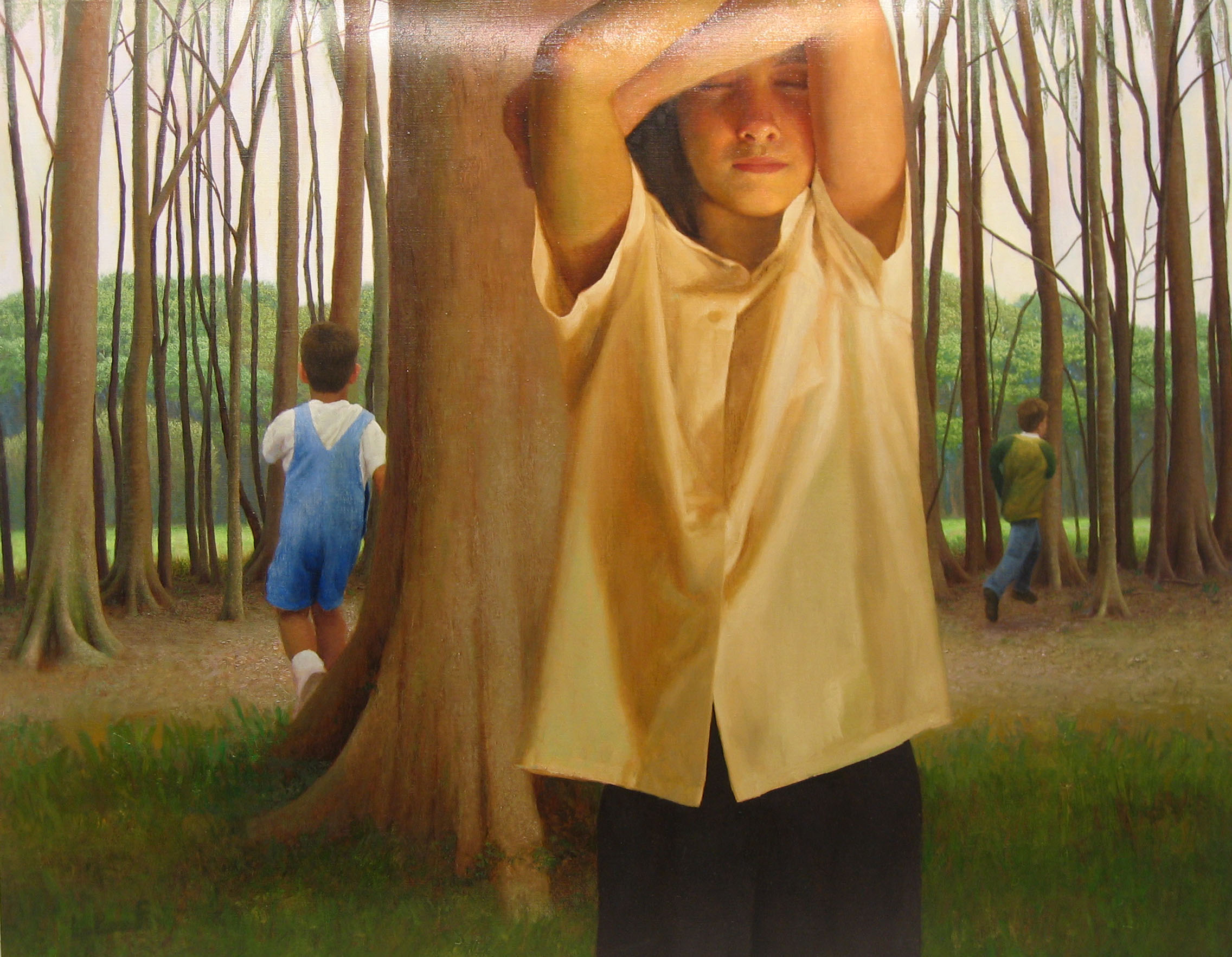 Bryan LeBoeuf Hide, 2003 oil on linen 40 x 28 inches
