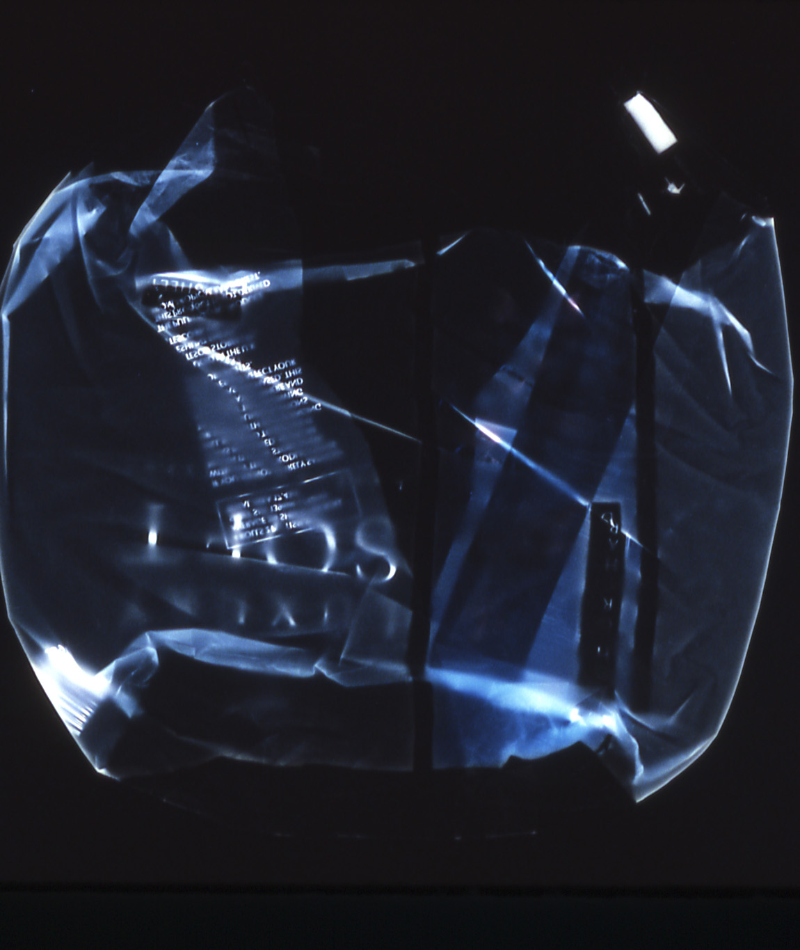 Vaughn Judge Carrier Bag , 2002 c-print, photogram