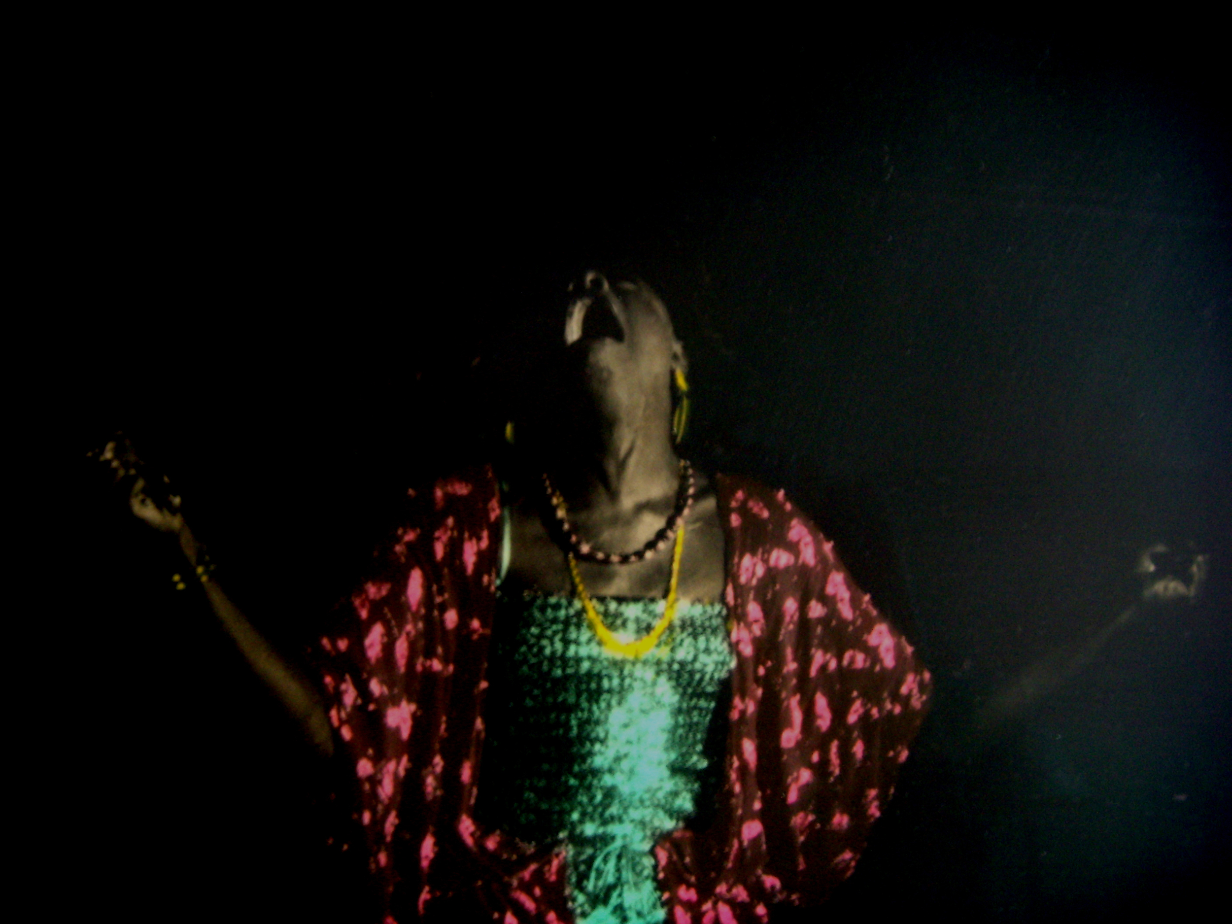 Bruce Blakeney Wailing After Midnight, 1993 hand-colored photograph, 7 x 9 inches 