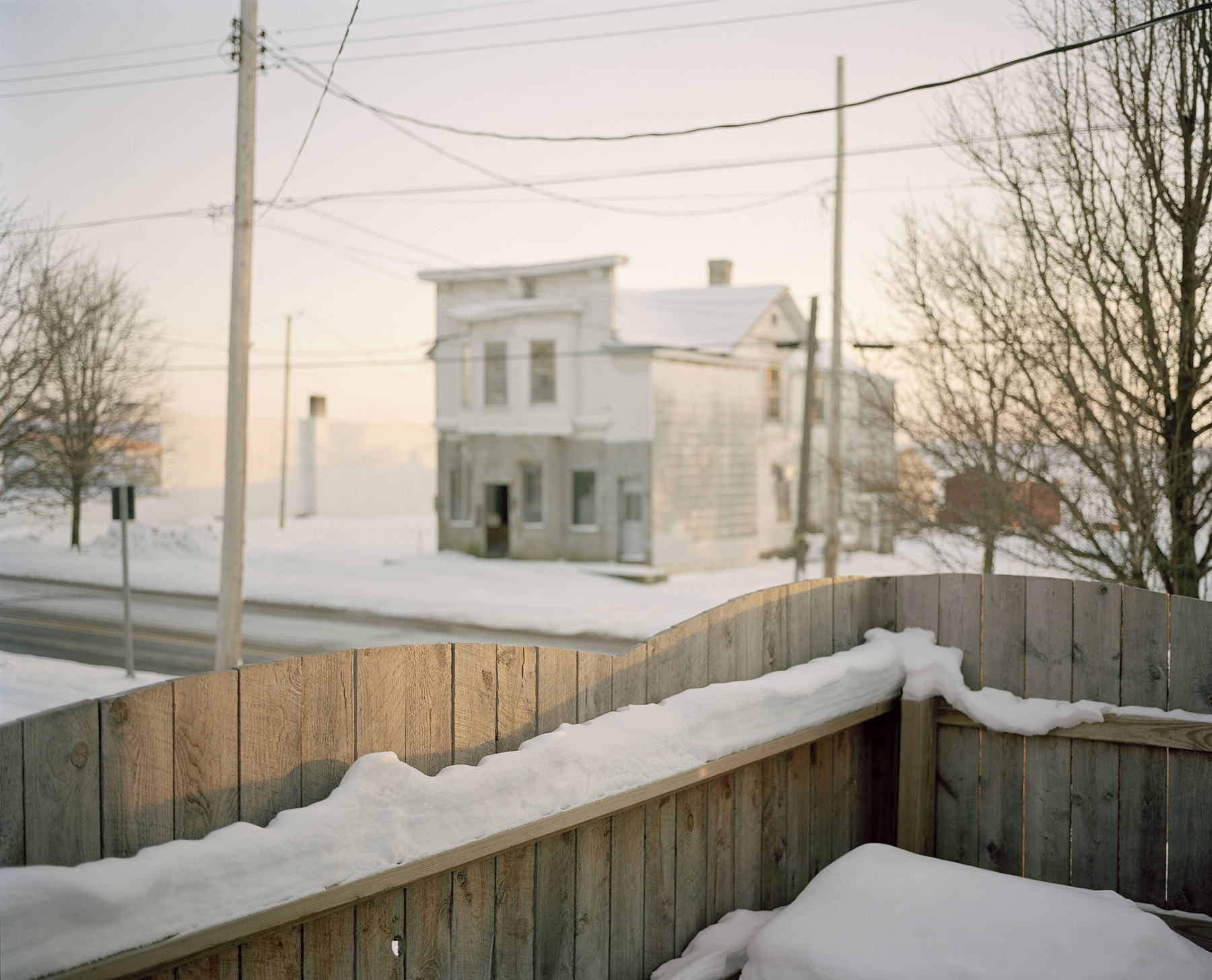 View from the American Legion, Cleveland, NY. , 2007 Ink jet print, edition of 5 + 2AP 9.5 x 11.75 inches