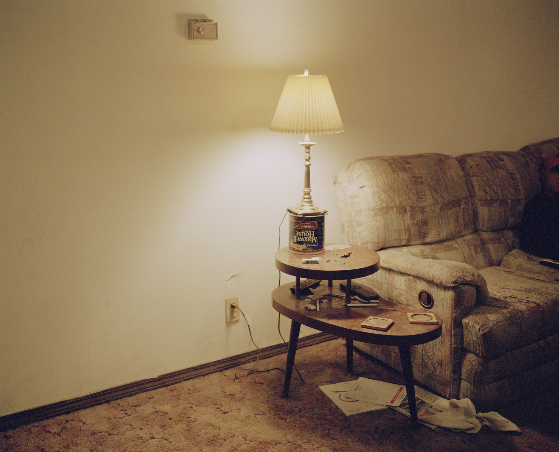    Drug Dealer’s Lamp, Oswego County, NY.   , 2007    Ink jet print, edition of 5 + 2AP    9.5 x 11.75 inches  
