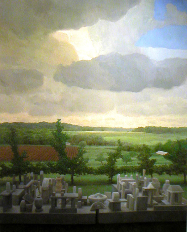 Bryan LeBoeuf Artificial Landscape , 2005 Oil on linen 60 x 48 inches 