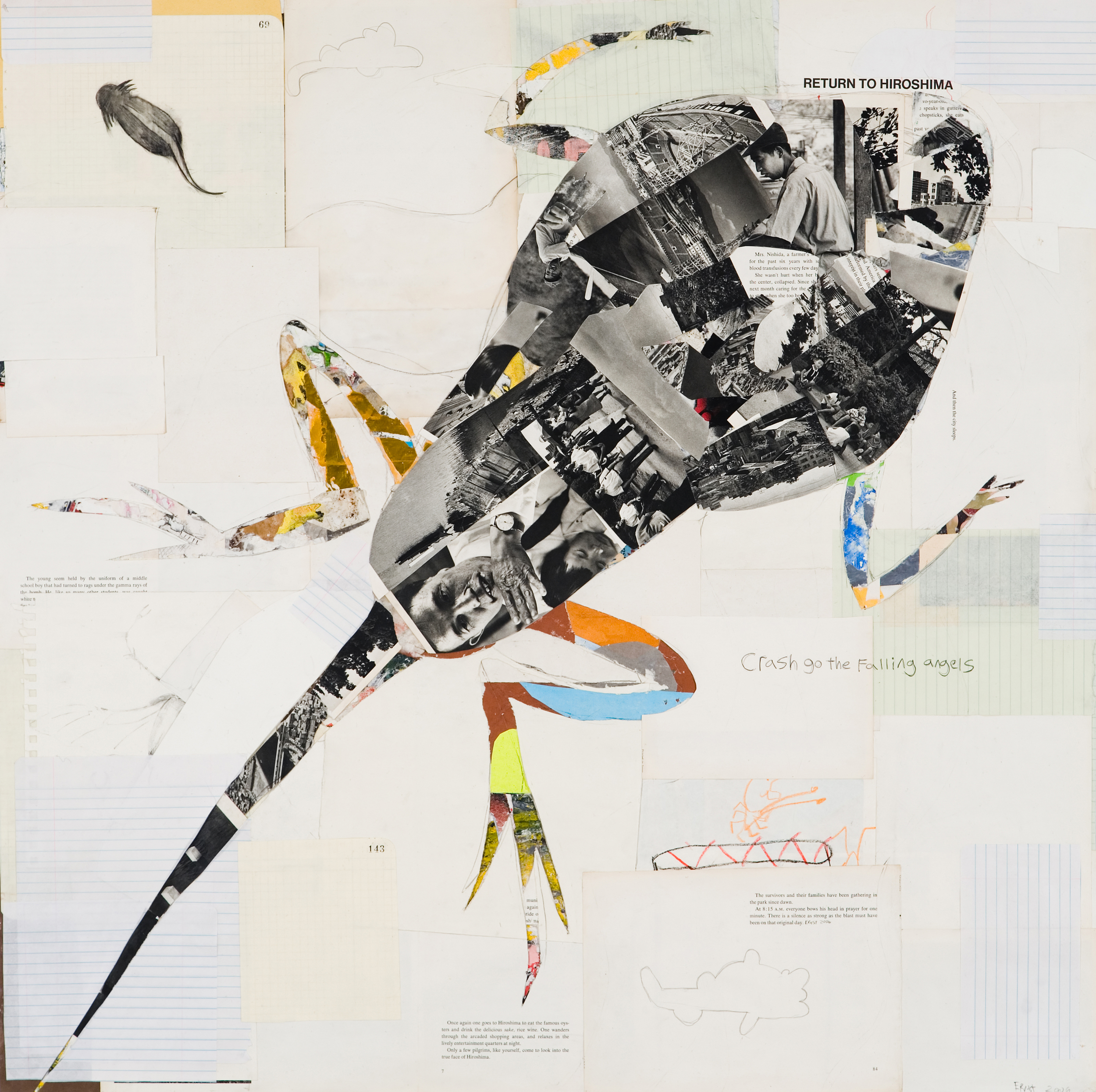 Matt Ernst Return to Hiroshima , 2006 Mixed media on panel 36 x 36 inches