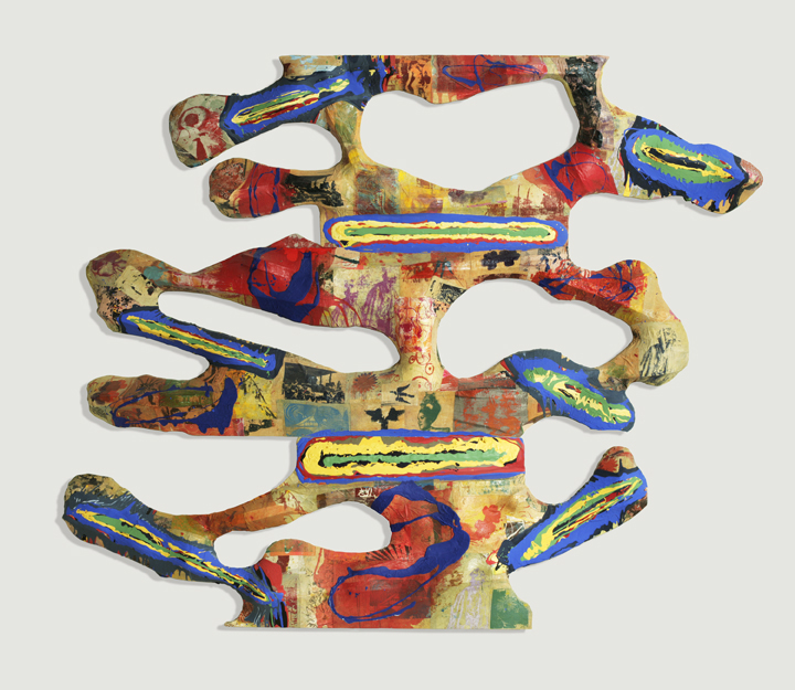 Mark Cooper Untitled (Still Standing Series), 2006 mixed media; 90 x 96 inches