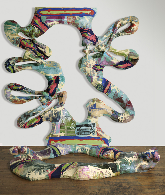 Mark Cooper Untitled (Still Standing Series), 2006 mixed media; 98 x 96 x48 inches