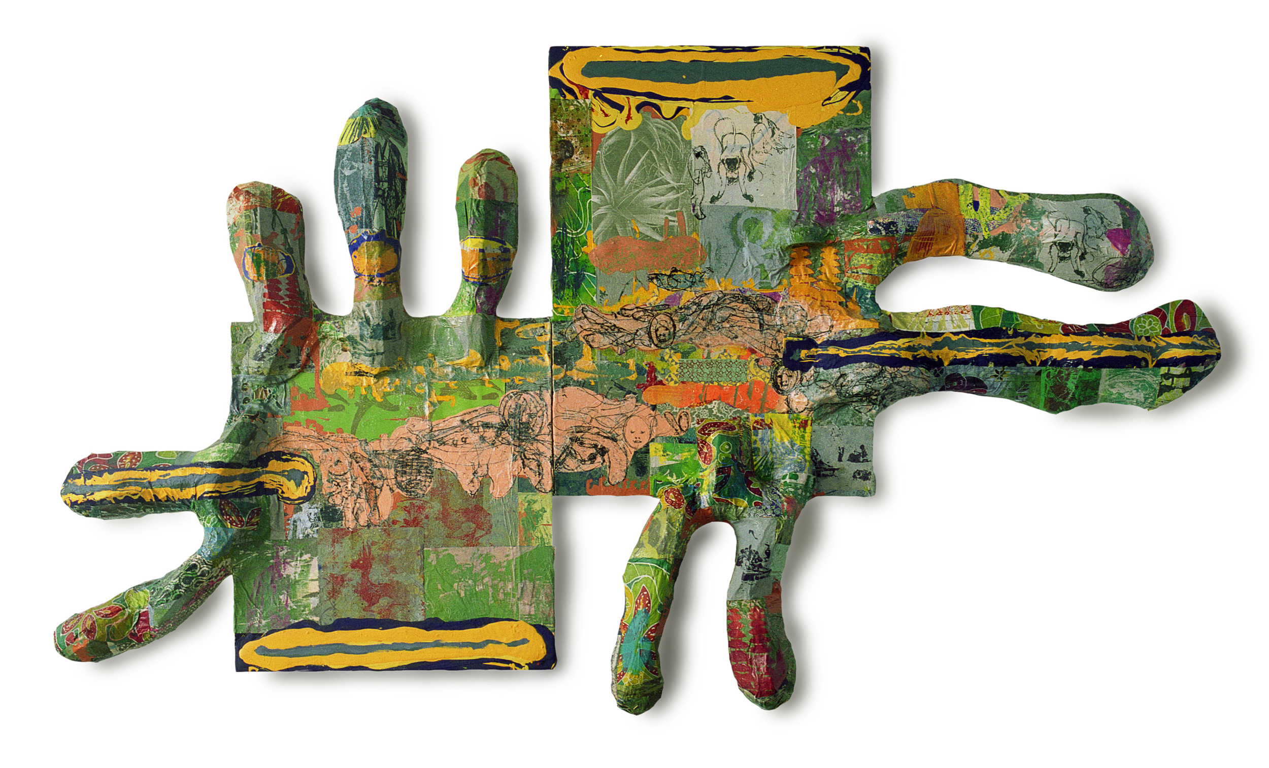 Mark Cooper Untitled (Still Standing Series), 2006 mixed media; 84 x 120 inches