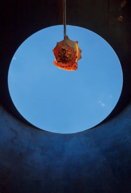 Radcliffe Bailey, Vessel (detail), 2017, installation view. MIKE SMITH