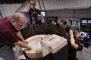 SLIDESHOW: Crucible installed at New Street Glass Works telegram.com July 3, 2013