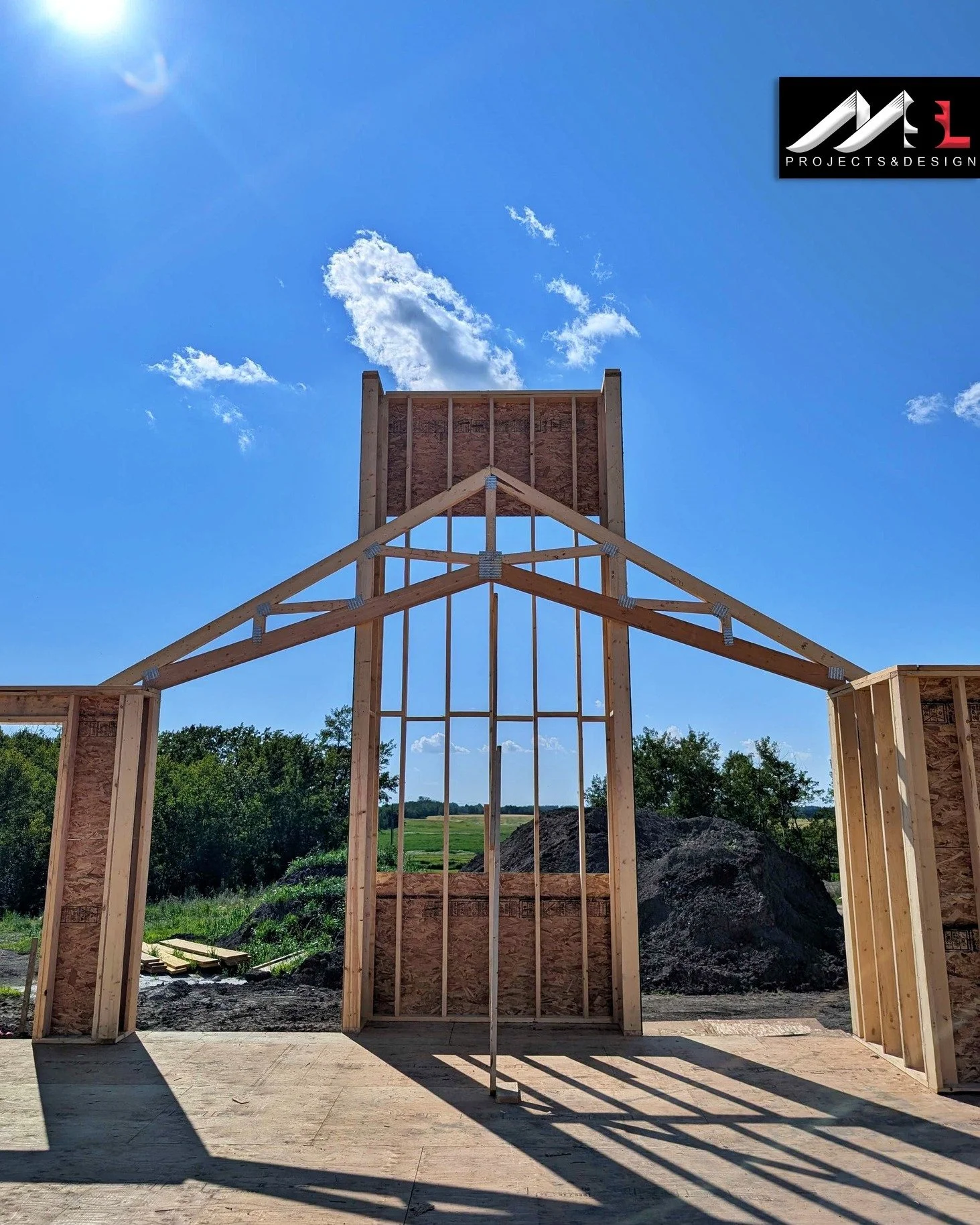 The walls are coming up like daisies in springtime.🌼

This new build is blooming into a glorious project!
Check it out and let us know what you think in the comments!

More angles to come!

 #carpentry #newconstruction #design #homedesign #leduc #ye