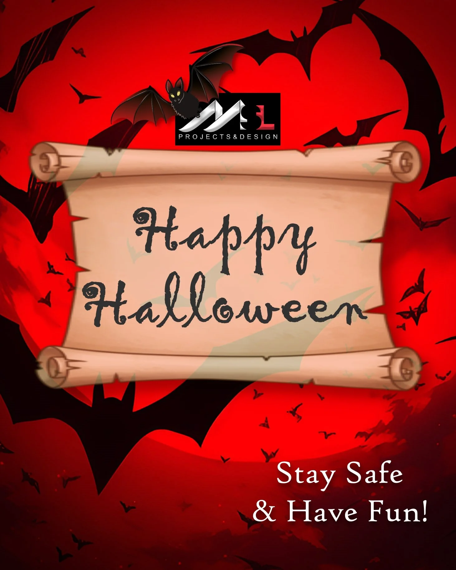 👻 Happy Halloween from all of us at MSL Projects!
Wishing you a day full of treats, not tricks &mdash; and maybe a few spooky surprises.
Stay safe, have fun, and don&rsquo;t let the ghosts near your Candy stash!🎃