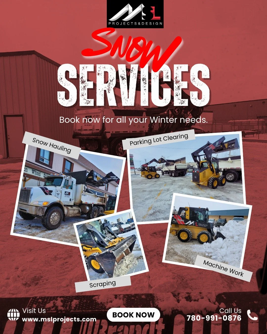 With snow season well underway, be prepared for the next hefty load of snow with our amazing snow services. 

These services include: 
❄️Snow Hauling
❄️Parking lot clearing
❄️Scraping
❄️Machine work

Give us a call to get your lot booked for the next