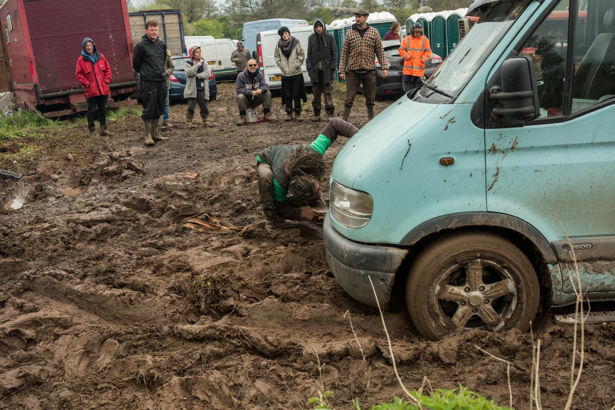 Trouble moving off the Beltane Bash 2018 festival