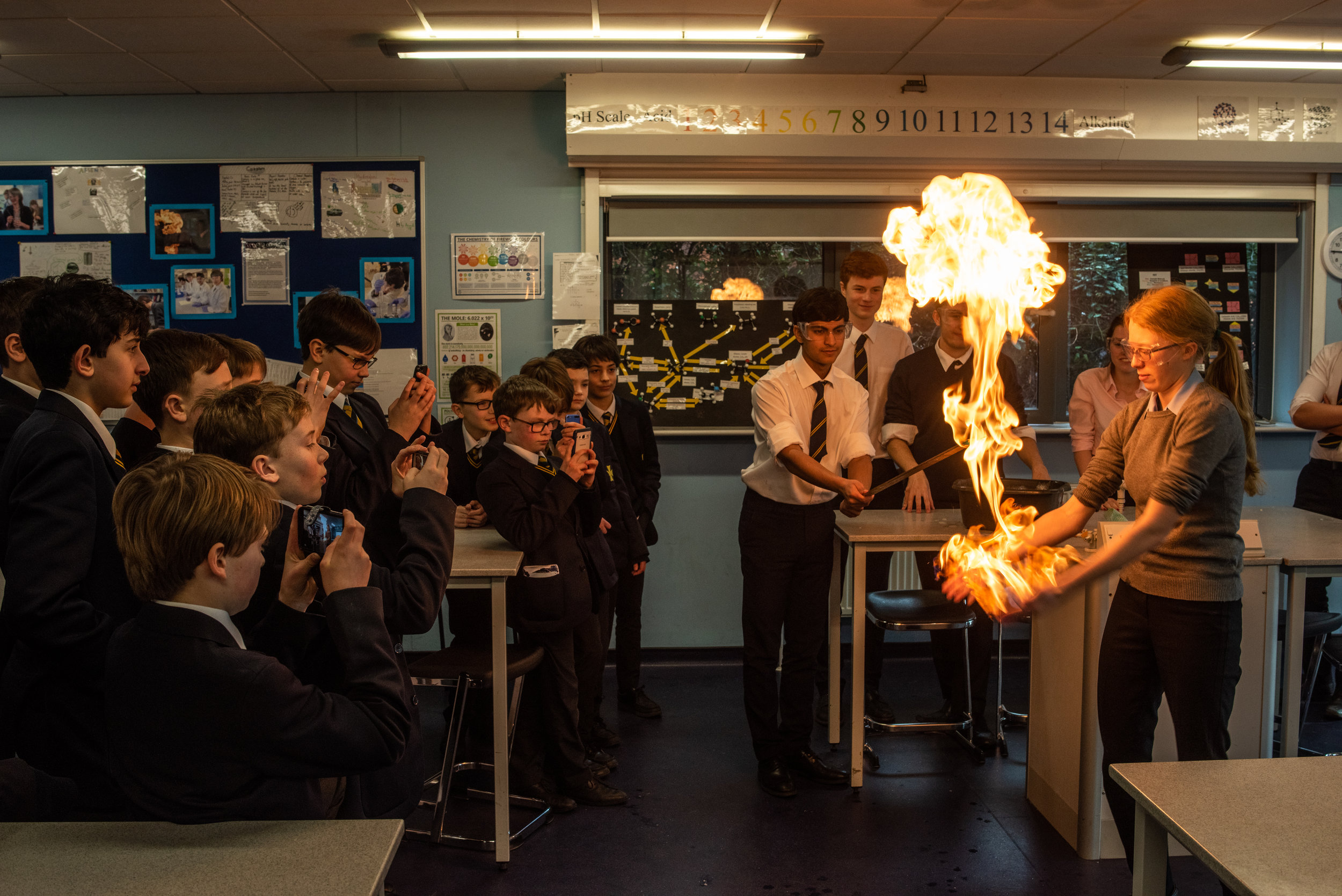 Classroom Fire Hands, 2019