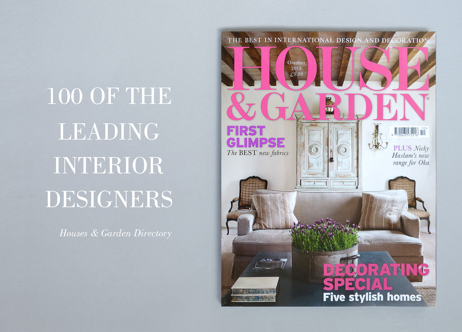 Featured In House Garden Top 100 Interior Designers
