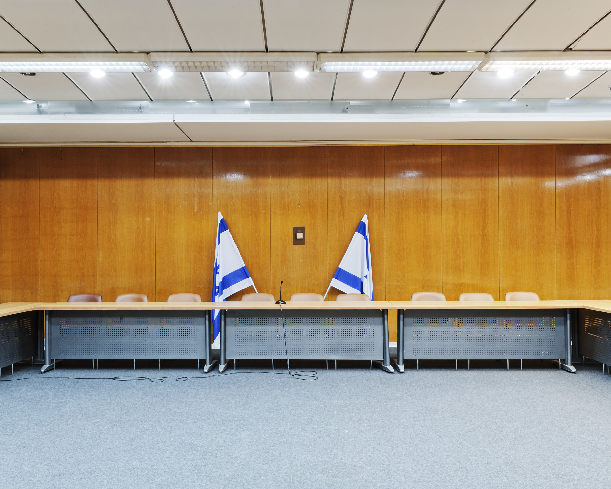 Hochsicherheits-Konferenzraum Knesset © Adam Reynolds/Edition Lammerhuber