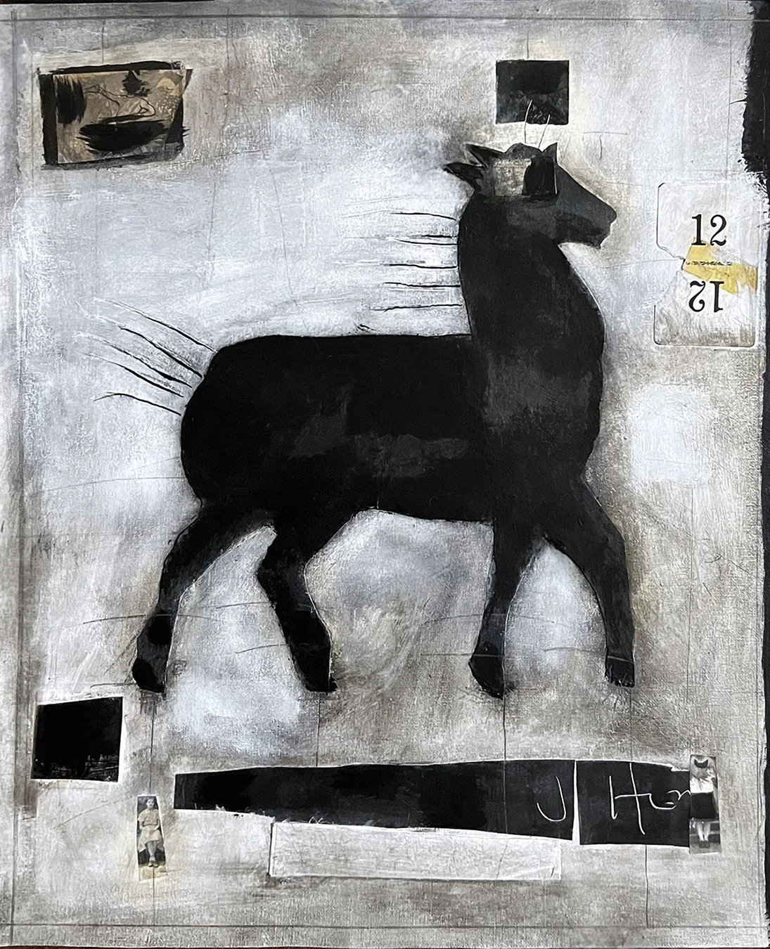 Rescuing Helen 21x30 mixed media on canvas 2025 .jpg