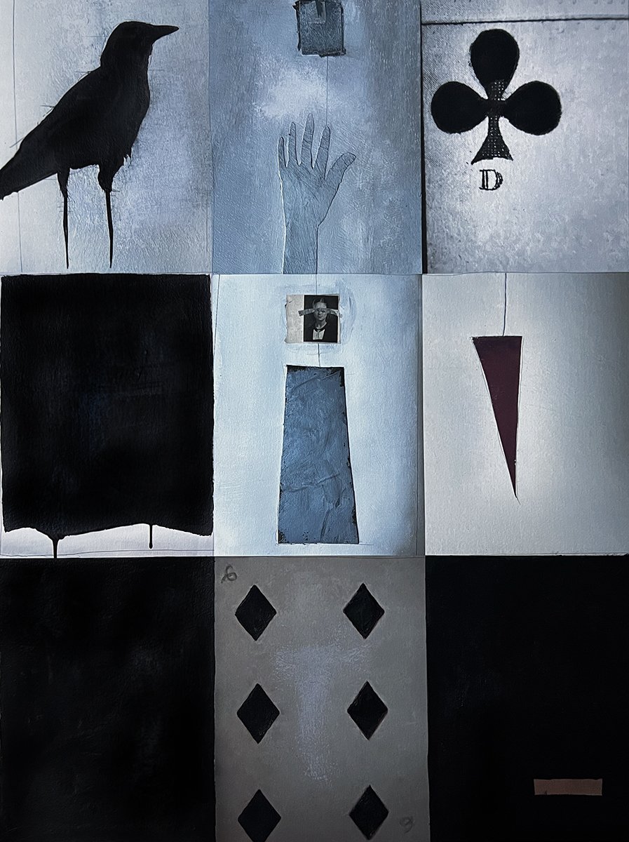 24x30 mixed media on paper, by Peggy Washburn