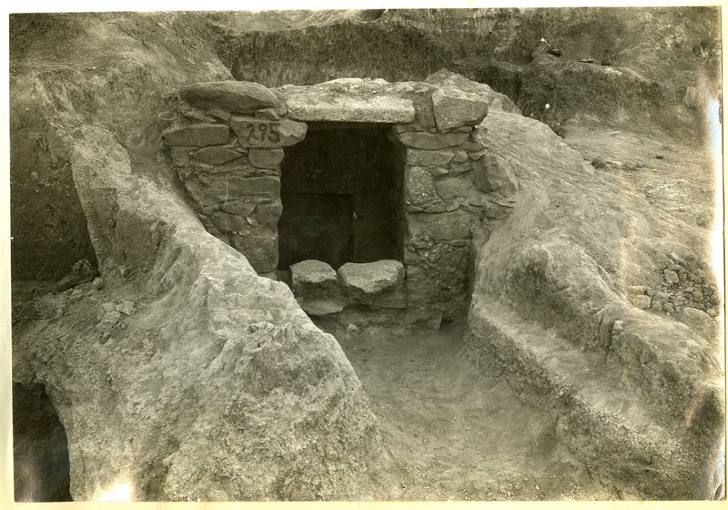 Entrance to Tomb 295, looking east.