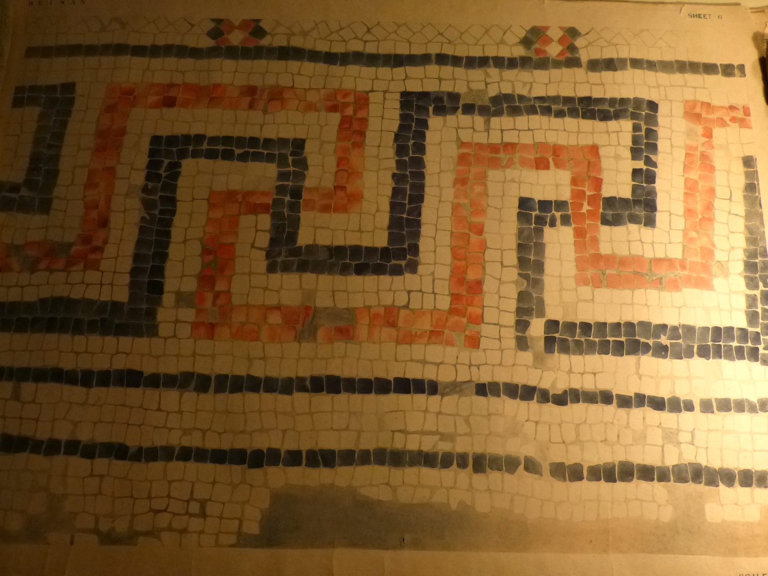 1:1 Drawing of Mosaic