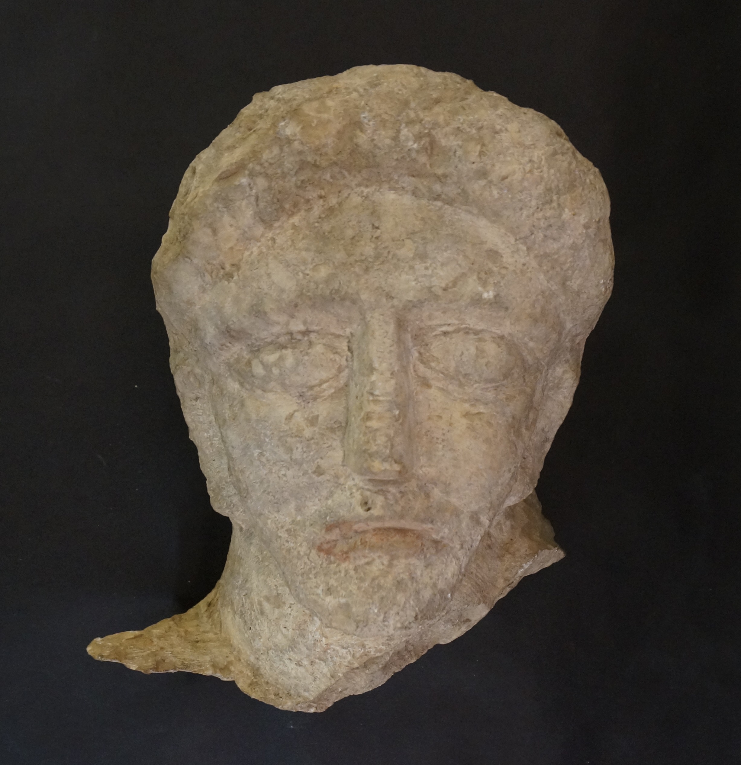 Male Head from Funerary