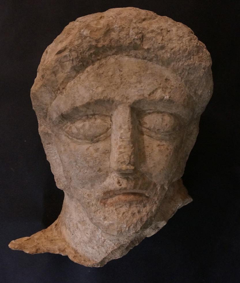 Male Head from a Funerary Bust, early 3rd c.