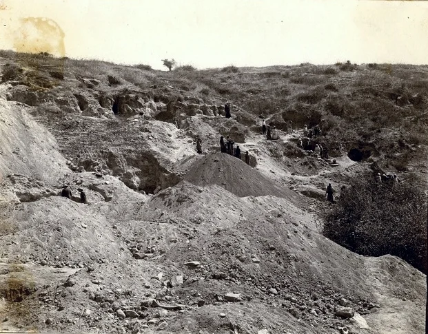 View from the northeast of the Northern Cemetery, dated 6 May 1922.