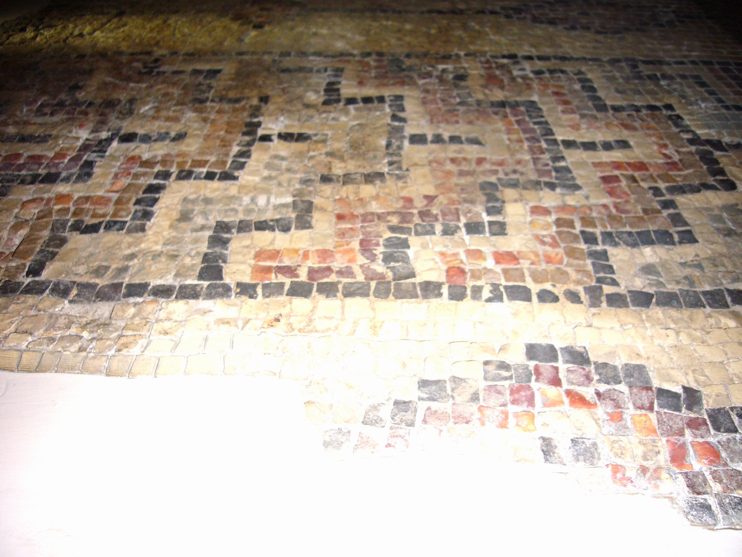 Mosaic with Fret Pattern